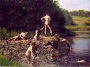 Thomas Eakins The Swimming Hole Spain oil painting reproduction